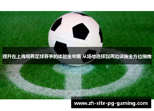 提升在上海观看足球赛事的体验全攻略 从场地选择到周边设施全方位指南